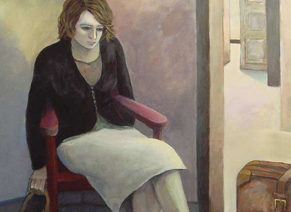 Beatriz Luna - Reflexiones. Acrílico s/tela. 110 x 110 cm. 2010.